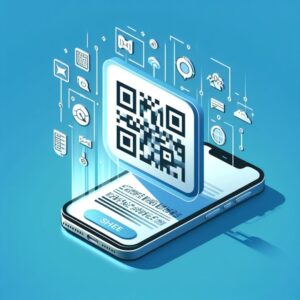 iPhoneの画面に表示されたQRコードを読み取る方法