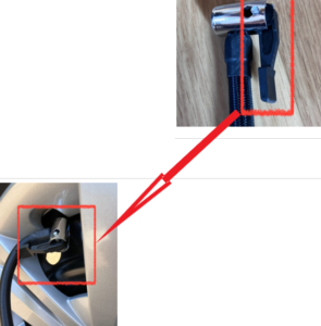 AstroAI エアコンプレッサーのエアーノズルの画像