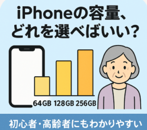 iPhoneの容量はどれが正解?64GB・128GB・256GBの違い